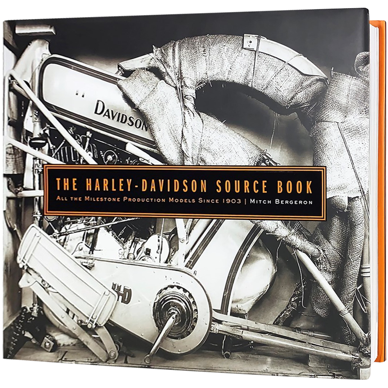 英文原版 The Harley-Davidson Source Book 哈雷戴维森资料书 自1903年以来的量产车型 摩托车百科全书工业产品设计 进口正版