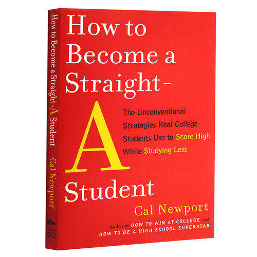 如何成为一个全优学生 尖子生 英文原版 How to Become a Straight-A Student  自我提升 励志 有效学习的高手 学习经典指南书