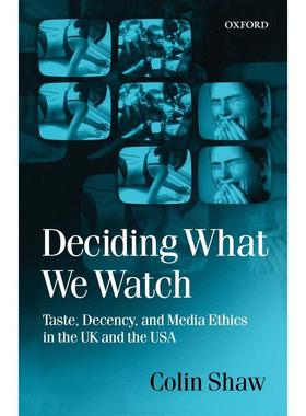 预售【按需印刷】英文原版 Deciding What We Watch决定我们观看什么 牛津大学出版 原版进口正版书籍