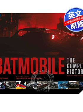 英文原版 蝙蝠车 完整历史视觉图解百科艺术书 精装 漫威漫画蝙蝠侠装备画册画集 Batmobile: The Complete History