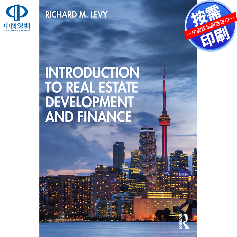 预售【按需印刷】英文原版 房地产开发与金融入门 Introduction to Real Estate Development and Finance 原装进口正版书籍