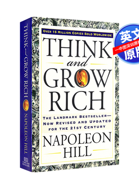 现货 英文原版 Think and Grow Rich 思考致富 破仑希尔Napoleon Hill 经典励志 毛边书