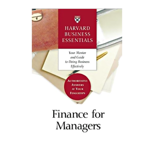 英文原版 经理财务 Finance for Managers (Harvard Business Essentials)