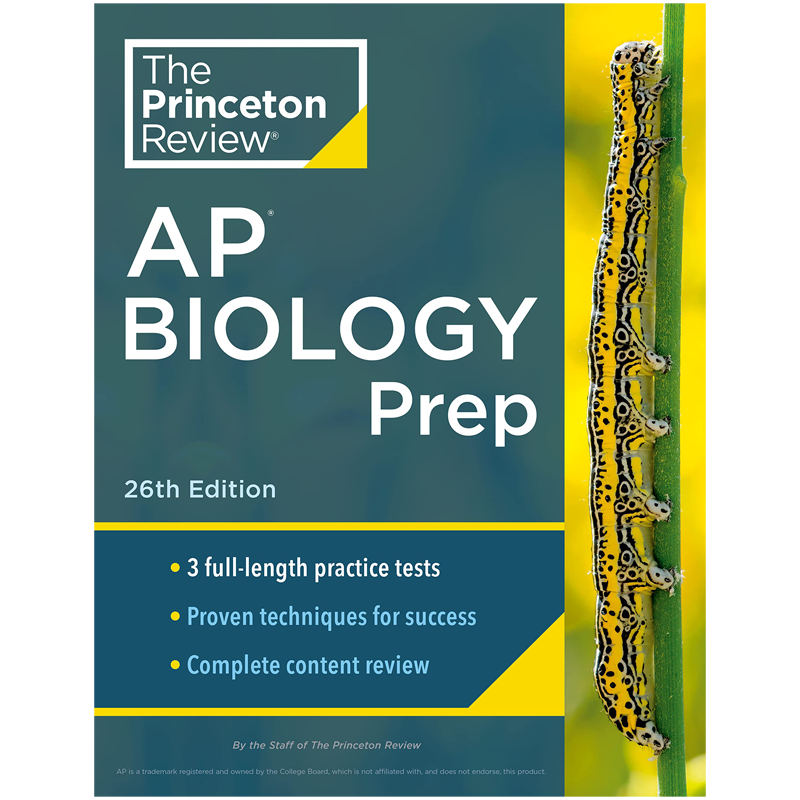 现货英文原版 2024普林斯顿评论AP生物学预备 Princeton Review AP Biology Prep, 2024 测试+答题技巧+内容回顾 进口英文正版书籍