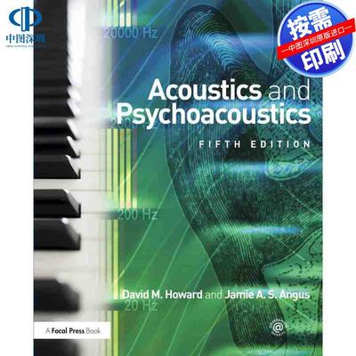 预售【按需印刷】英文原版 声学与心理声学 Acoustics and Psychoacoustics 原装进口正版书籍
