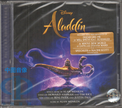 【中图音像】阿拉丁 电影原声带CD ALADDIN OST专辑 8741647 环球