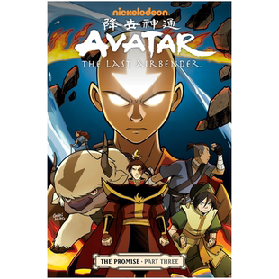 英文原版 Avatar The Last Airbender The Promise Part 3 降世神通 最后的气宗 承诺3 英文版 进口英语原版书籍