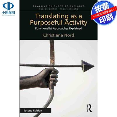 预售【按需印刷】英文原版 翻译作为有目的的活动 Translating as a Purposeful Activity 原装进口正版书籍