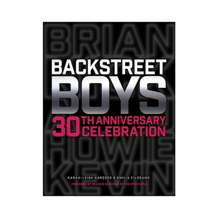 英文原版 后街男孩30周年庆典 精装艺术书画册 巡回摄影乐队成员简介指南 Backstreet Boys 30th Anniversary Celebration