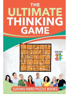 【预售 按需印刷】英文原版 The Ultimate Thinking Game | Sudoku Hard Puzzle Books进口原版正版书籍
