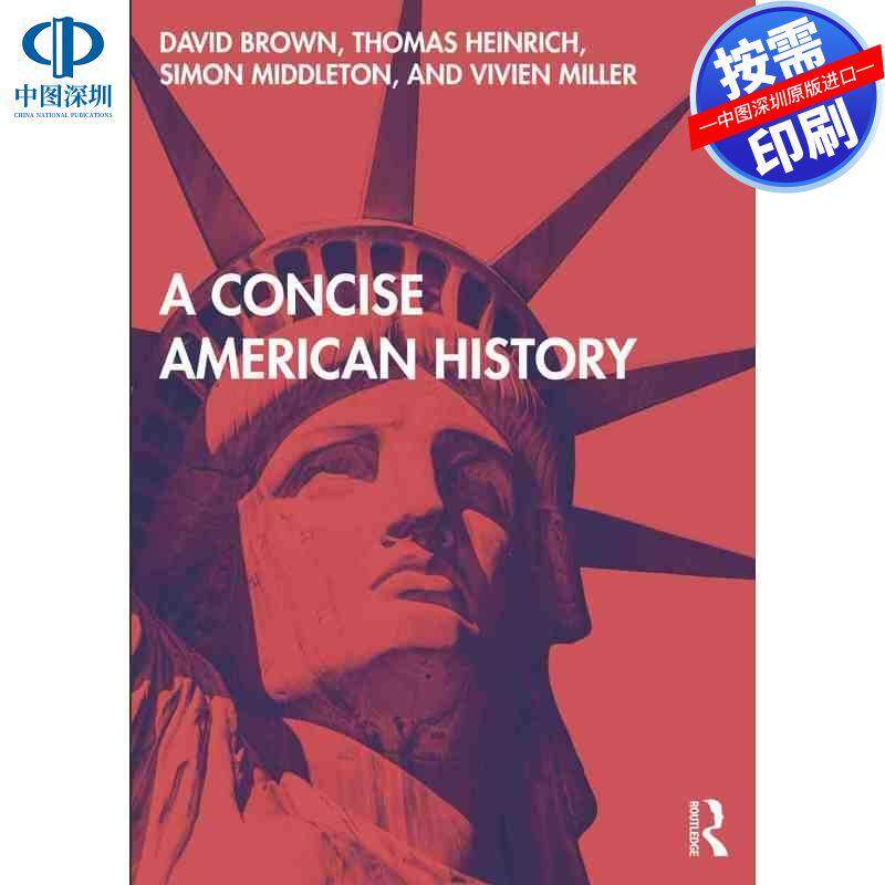 预售【按需印刷】英文原版 简明美国历史 A Concise American History 原装进口正版书籍