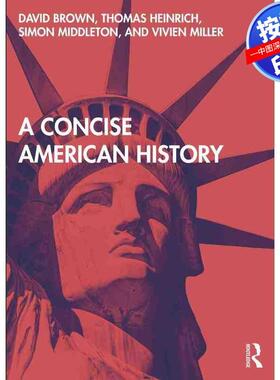 预售【按需印刷】英文原版 简明美国历史 A Concise American History 原装进口正版书籍