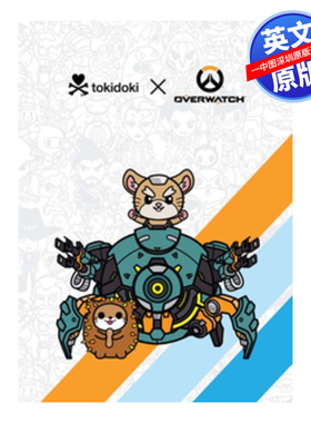 英文原版 守望先锋 Tokidoki X系列3 笔记本 破坏球主题Overwatch Tokidoki X Series 3 Notebook Wrecking 暴雪 图书周边