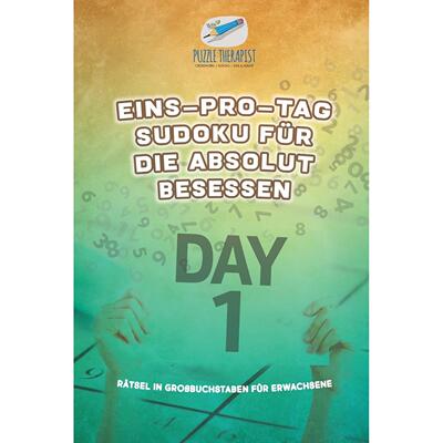 【预售 按需印刷】德文原版Eins-pro-Tag Sudoku für die Absolut Besessen | R?tsel in Gro?buchstaben für Erwachsene德语ger