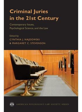 预售【按需印刷】英文原版 Criminal Juries in the 21st Century21世纪的刑事陪审团 牛津大学出版 原装进口正版书籍