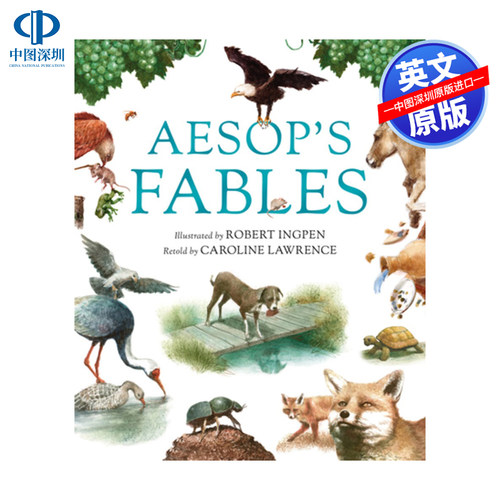 英文原版伊索寓言正版书