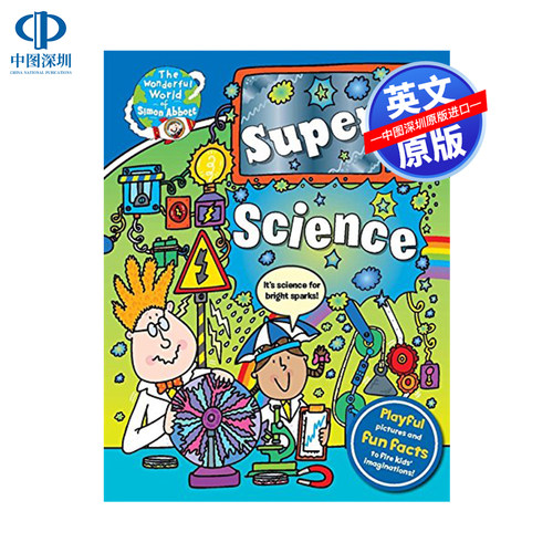 英文原版 奇特的科学：令人吃惊的发现和疯狂的装置 精装 The Wonderful World of Simon Abbott: Super Science 儿童英语读物