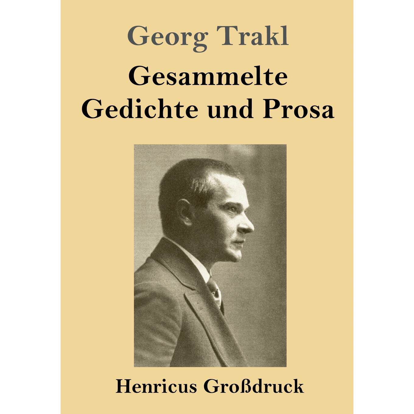 【预售 按需印刷】英文原版 诗集与散文（大字版） Gesammelte Gedichte und Prosa (Gro?druck) 进口原版正版书籍