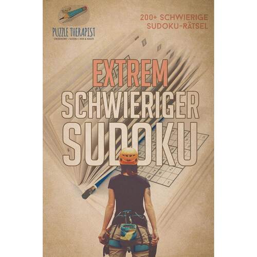 【预售 按需印刷】德文原版Extrem schwieriger Sudoku | 200+ schwierige Sudoku-R?tsel德语ger进口原版正版书籍
