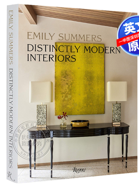 英文原版 Distinctly Modern Interiors 独特的现代室内设计  进口英文版书籍