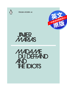 英文原版 企鹅兰登 经典文学书籍 杜凡太太和白痴们 Madame du Deffand and the Idiots 全英文版小说