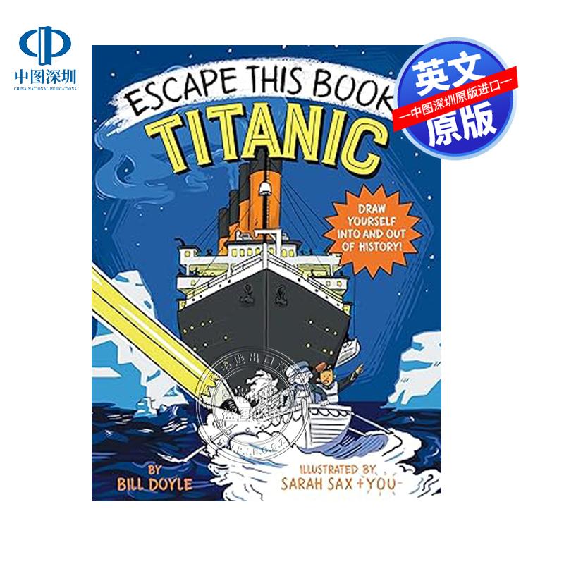 预售英文原版 逃脱这本书！泰坦尼克号 Escape This Book! Titanic