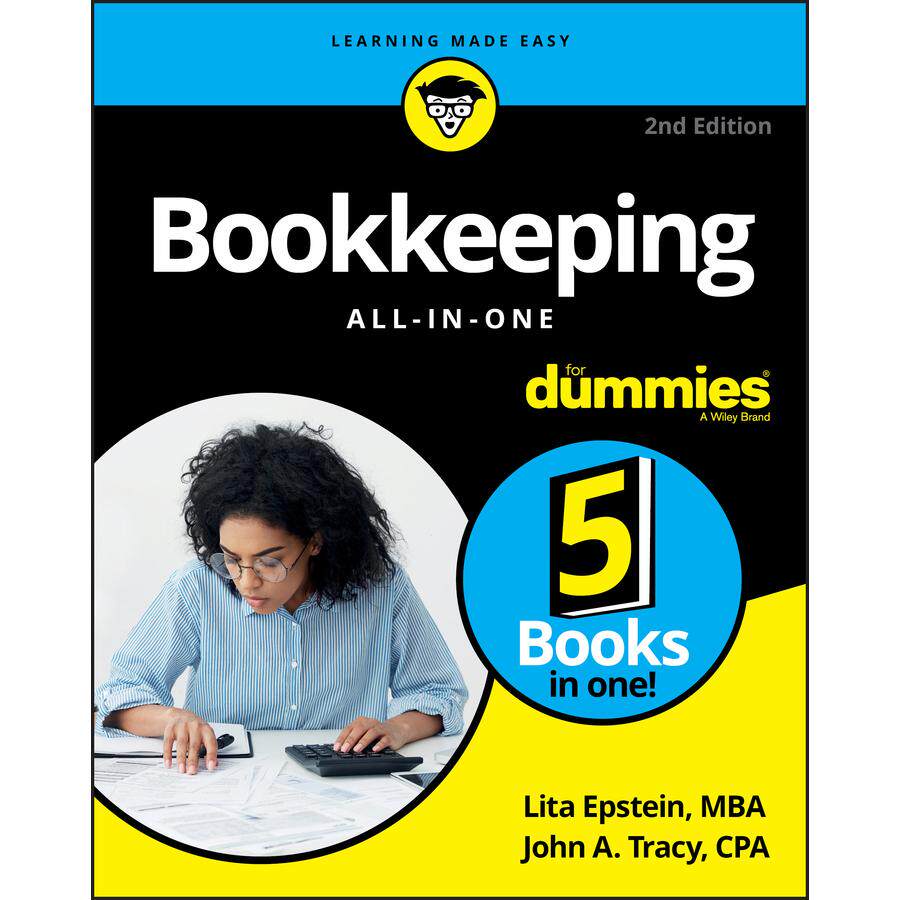【预售 按需印刷】英文原版为初学者准备的全面记账2版Bookkeeping AIO For Dummies 2E原装进口正版书籍