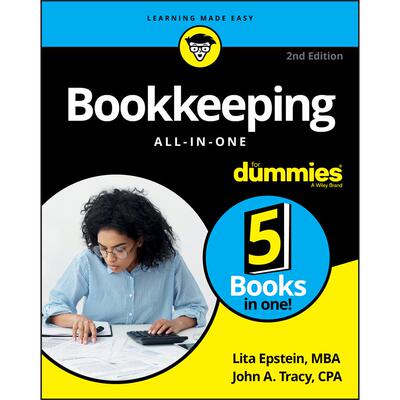 【预售 按需印刷】英文原版为初学者准备的全面记账2版Bookkeeping AIO For Dummies 2E原装进口正版书籍