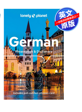 预售英文原版 孤独星球德语常用语手册和词典词汇指南 Lonely Planet German Phrasebook Dictionary旅游攻略实用短语术语科普百科