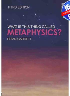 预售【按需印刷】英文原版 形而上学是什么？ What is this thing called Metaphysics? 原装进口正版书籍