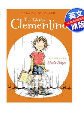 英文原版 天才克莱门汀 校园故事 儿童英语章节故事书 The Talented Clementine 中小学生课外语读物