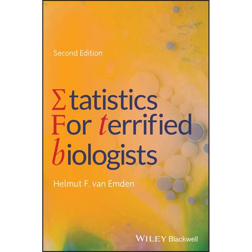 【预售 按需印刷】英文原版生物学家统计学第二版Statistics for Terrified Biologists 2e原装进口正版书籍