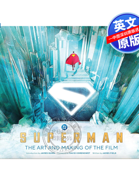【预售英文原版】超人2025电影艺术设定集 精装 Superman The Art and Making of the Film 詹姆斯古恩 DC周边画册画集
