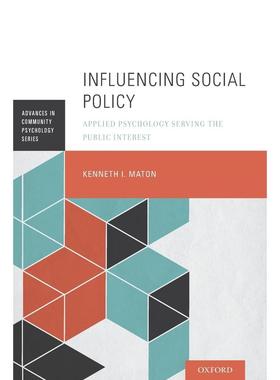 预售【按需印刷】英文原版 Influencing Social Policy 影响社会政策 牛津大学出版 原版进口正版书籍