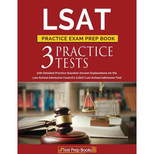 【预售 按需印刷】英文原版LSAT Practice Exam Prep Book进口原版正版书籍