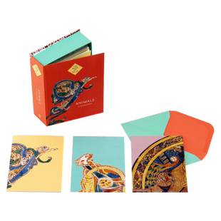 现货 凯尔斯之书-动物:一盒16张记事卡 英文原版 The Book of Kells - Animals: Box of 16 Notecards Trinity College 原装正版