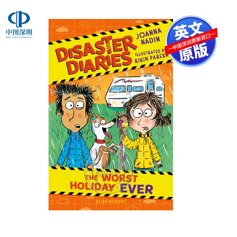 预售英文原版 出错日记 糟糕的节目 爆笑故事趣味读物 儿童文学小说 Disaster Diaries: The Worst Holiday Ever