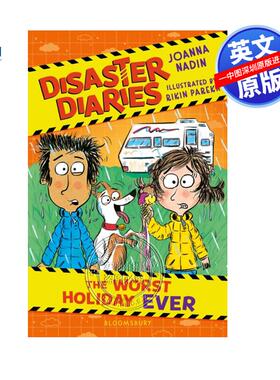 预售英文原版 出错日记 糟糕的节目 爆笑故事趣味读物 儿童文学小说 Disaster Diaries: The Worst Holiday Ever