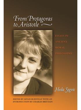 【预售 按需印刷】英文原版 From Protagoras to Aristotle从普洛塔高勒斯到亚里斯多德：古道德哲学文集进口原版正版书籍