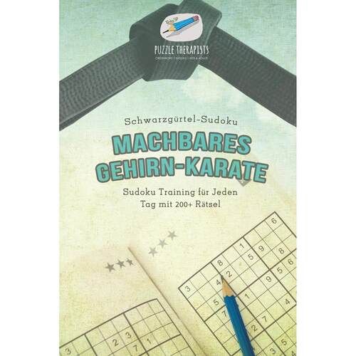 【预售 按需印刷】德文原版Machbares Gehirn-Karate | Schwarzgürtel-Sudoku | Sudoku Training für Jeden Tag mit 200+ R?tse