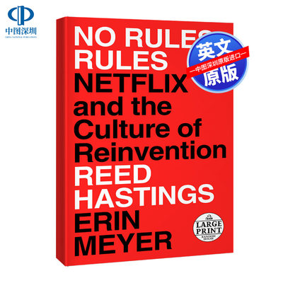 英文原版 无规则的规则 网飞创新文化 No Rules Rules: Netflix and the Culture of Reinvention奈飞 纽约时报畅销书商业管理