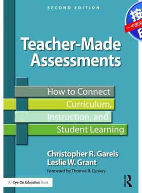 预售【按需印刷】英文原版 教师自编评估 Teacher-Made Assessments 原装进口正版书籍