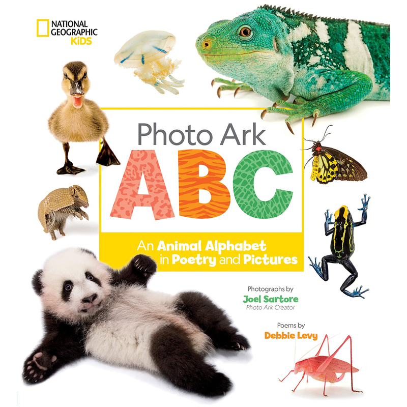 英文原版 Photo Ark ABC : 诗歌和图片中的动物字母表 动物王国之旅 儿童读物 启蒙绘本 亲子阅读 进口正版书