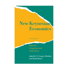 【预售 按需印刷】新凯恩斯主义经济学卷一 New Keynesian Economics, Volume 1 N. Gregory Mankiw进口英文正版书籍