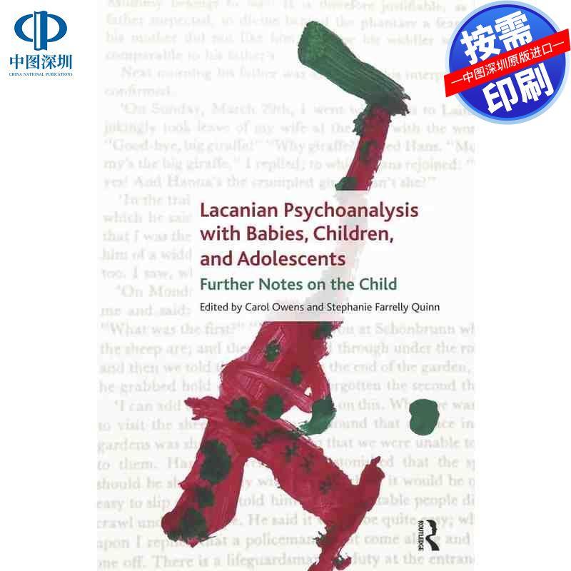 预售【按需印刷】英文原版 与婴儿、儿童和青少年的拉康精神分析 Lacanian Psychoanalysis with Babies Children and Adolescen