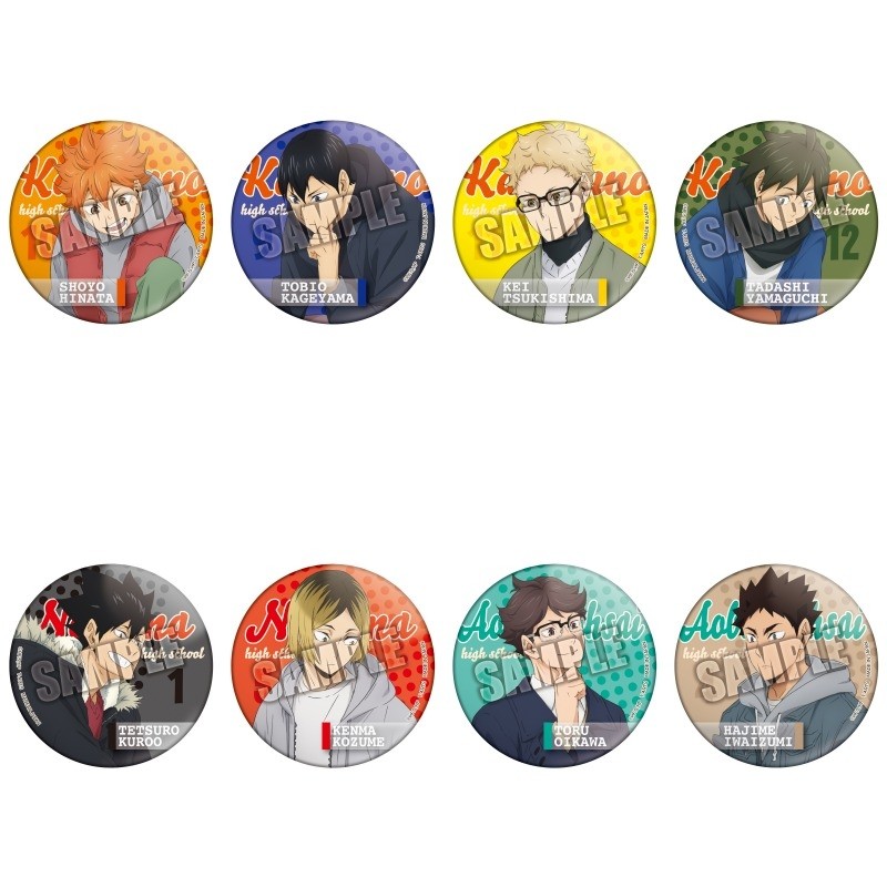 现货 日谷 排球少年 周边 ShoeFit系列 1BOX8個入 全8款 徽章 吧唧 日向翔阳 影山飞雄 日本原装正版