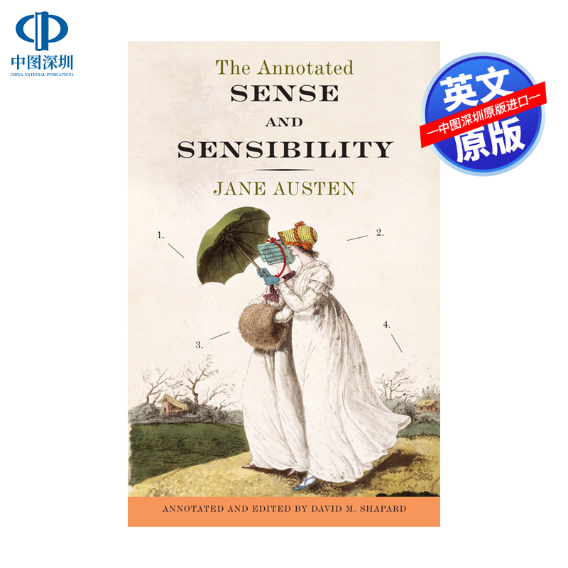 英文原版 理智与情感 注释插图版 The Annotated Sense and Sensibility 世界经典文学名著小说 学生课外英语读物 书籍/杂志/报纸 原版其它 原图主图