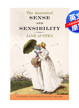 英文原版 理智与情感 注释插图版 The Annotated Sense and Sensibility 世界经典文学名著小说 学生课外英语读物