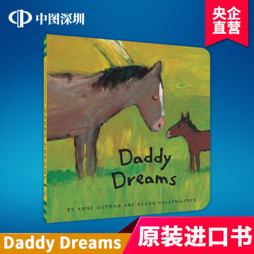 英文原版 Daddy Dreams 亲子互动 儿童绘本 低幼宝宝英语启蒙读物 进口书 正版