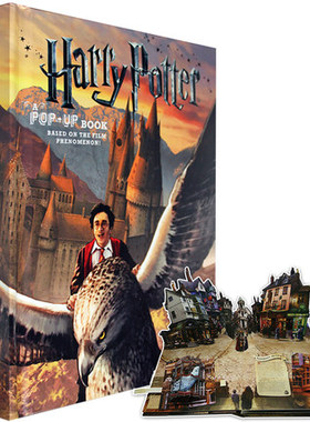 预售哈利波特立体书 英文原版珍藏版魔法立体书 童书绘本 3D手工剪纸书 Harry Potter Pop up book 哈利波特周边 进口正版